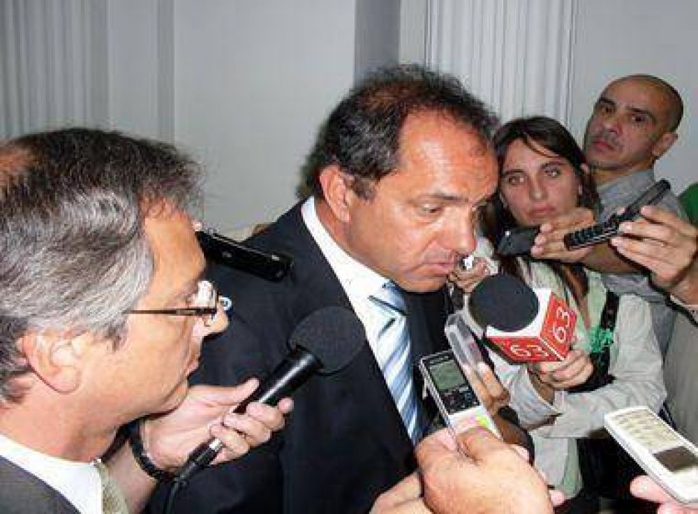 Scioli habl� de seguridad en el Municipio 