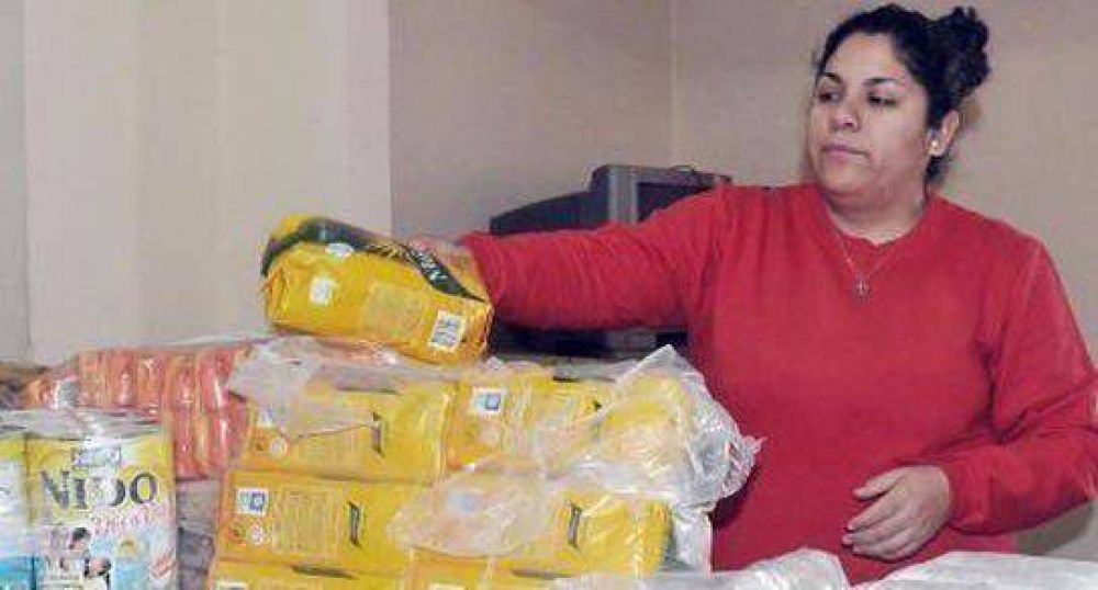Salen las donaciones para los damnificados de La Plata