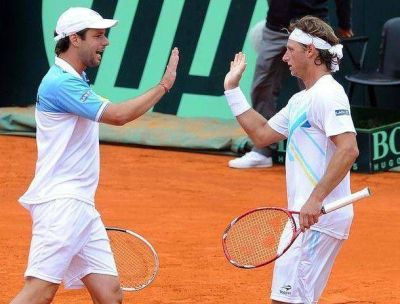Notable actuaci�n de Zeballos en el dobles de la Davis