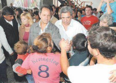 Scioli: "La presencia de Cristina en la zona fue fundamental"