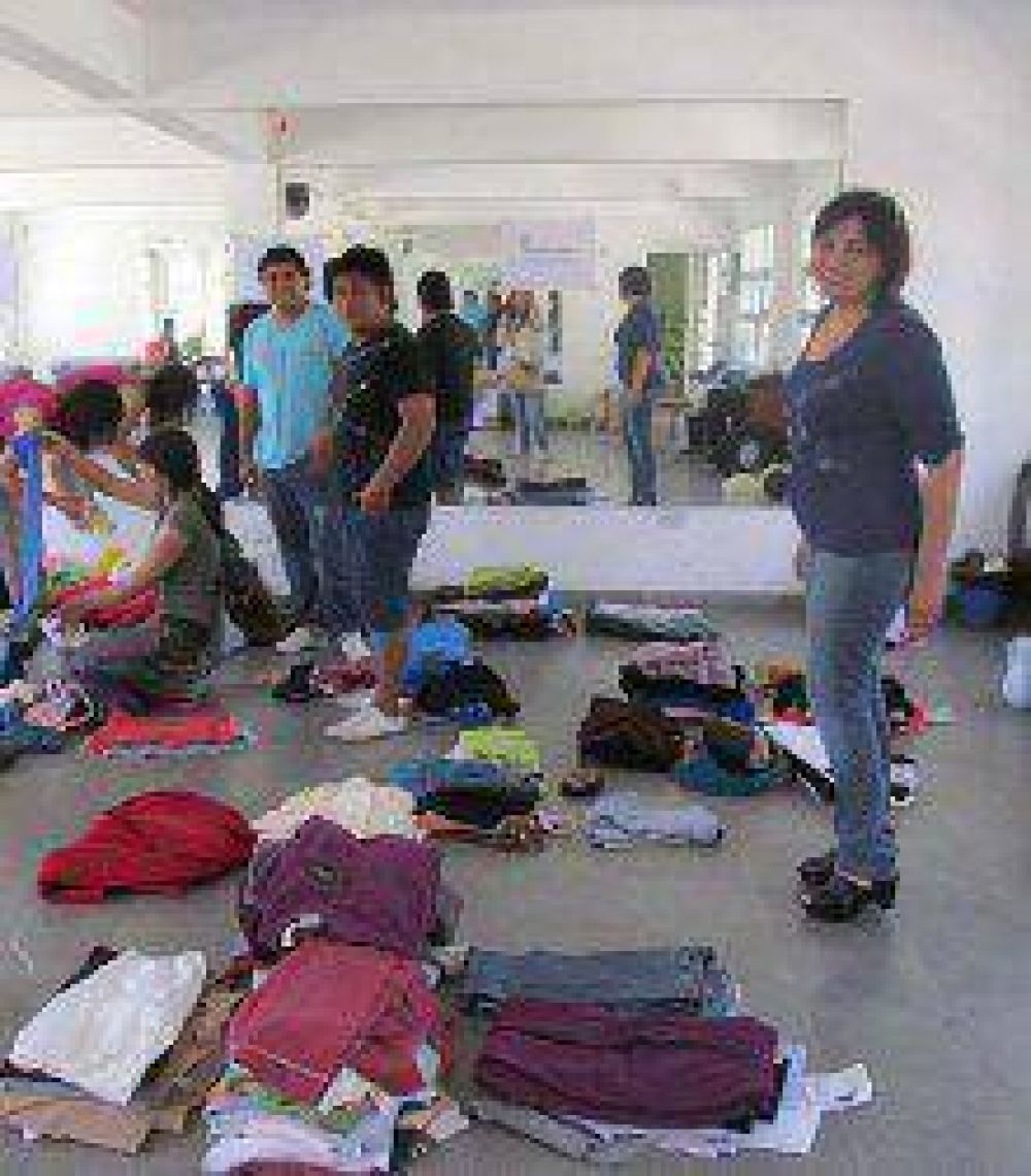 Solidaridad juje�a con los inundados