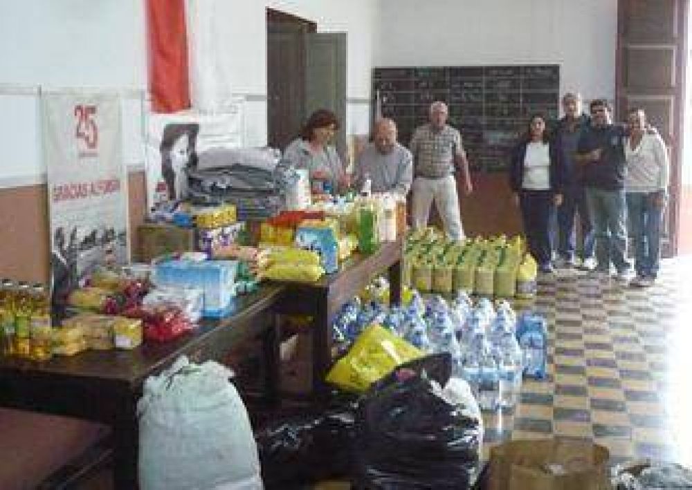 UCR Areco: Solidaria con los inundados.	