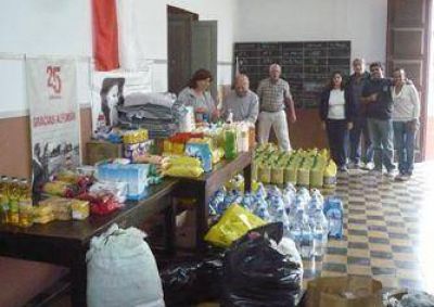 UCR Areco: Solidaria con los inundados.	