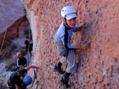 Chicos de San Antonio hicieron cumbre en el volc�n Quewar