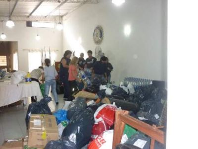Todo Jun�n se moviliza para ayudar a La Plata