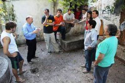 El intendente Inza recorri� las instalaciones del CUA luego de la inundaci�n
