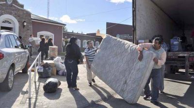 Parti� desde R�o Gallegos el primer cami�n con donativos para inundados
