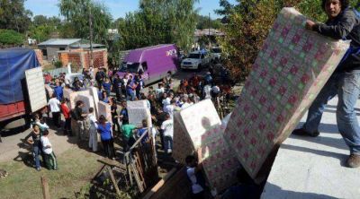 Frenan en Mendoza la recepci�n de donaciones para La Plata