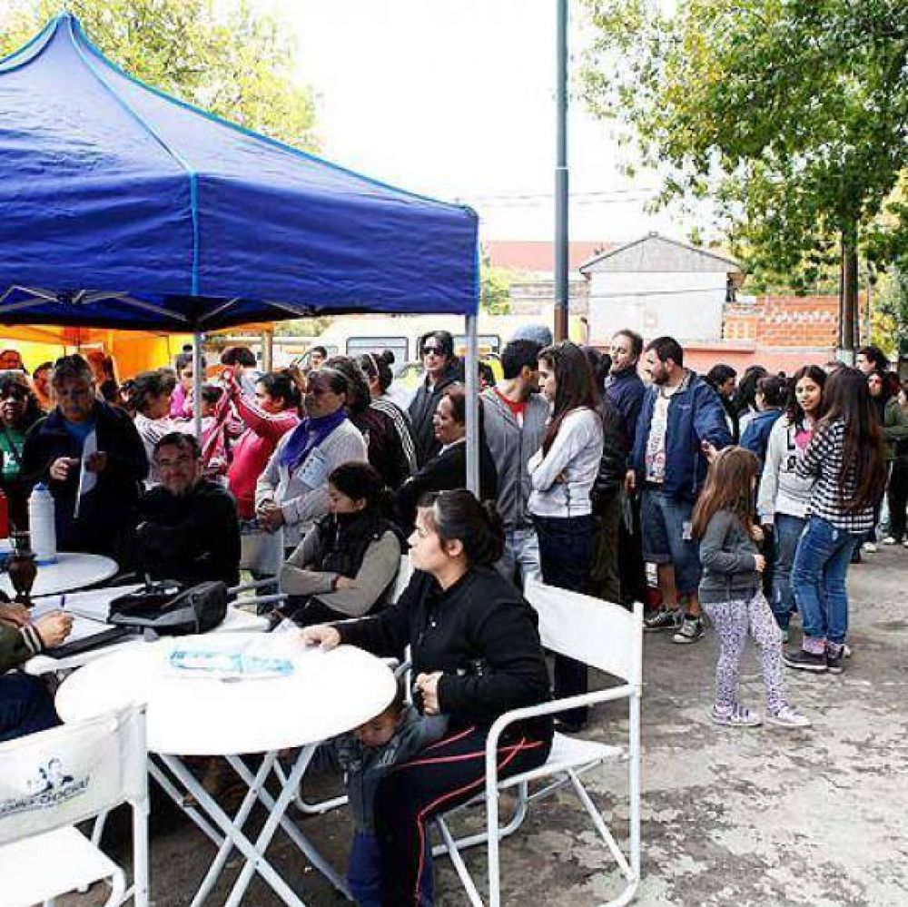 El Ministerio de Desarrollo Social de la Naci�n participa de Jornadas Solidarias en Barrio Mitre