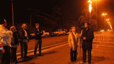 Se inaugur� el tercer tramo de la red de gas natural en Av. De Tomaso 