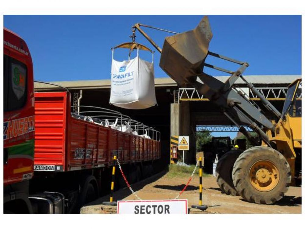 Empresa entrerriana export� 93 toneladas de arena a Chile