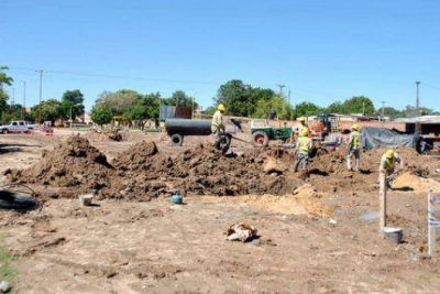 A buen ritmo, una obra neur�lgica de pavimentaci�n