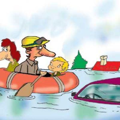 A los problemas de la inundaci�n se le suma la crisis econ�mica