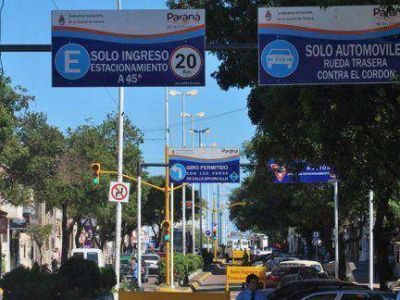 Cambio en el estacionamiento: Los comerciantes de Paran� tienen distintas opiniones 