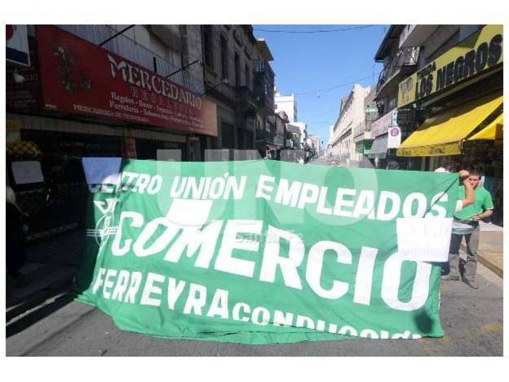 Manifestaci�n del Cuec en el microcentro por las malas condiciones laborales