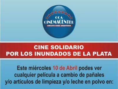 ESTE MI�RCOLES CINES DE MAR DEL PLATA, CON FUNCION SOLIDARIA