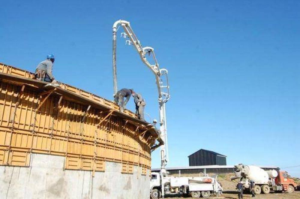 Notables avances en la nueva cisterna de la Margen Sur