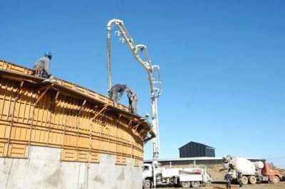 Notables avances en la nueva cisterna de la Margen Sur