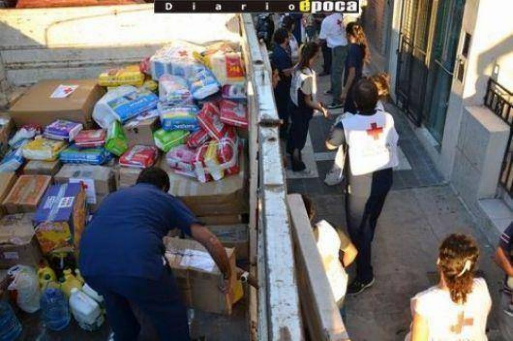 Cruz Roja Corrientes envi� el primer cargamento para los inundados