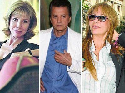 Evangelina Salazar y Palito Ortega llevan a Alfano a la Justicia