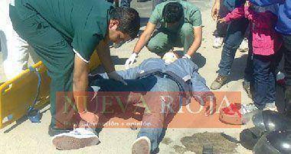 Una familia completa con heridas en tremendo accidente de tr�nsito