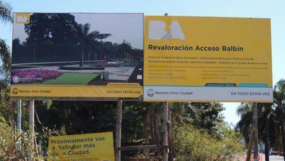Obras en la Av. Balb�n