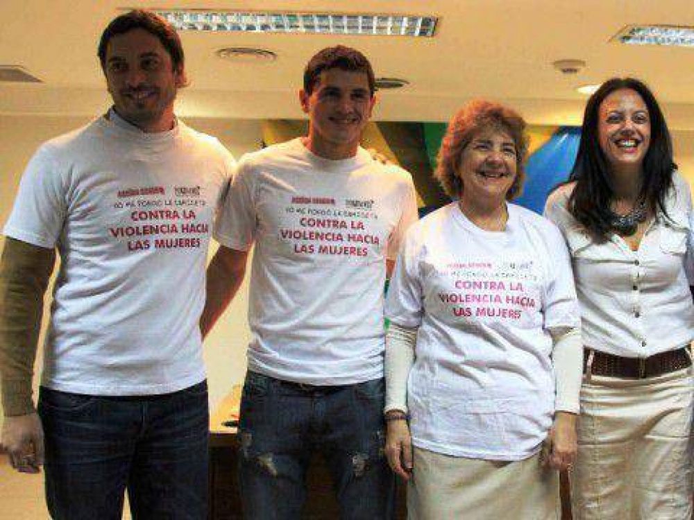 Un boxeador contra la violencia de g�nero
