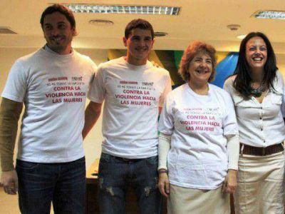 Un boxeador contra la violencia de g�nero