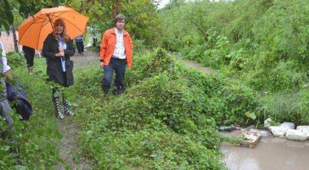 Ayala confirm� que limpiar� el canal Quijano