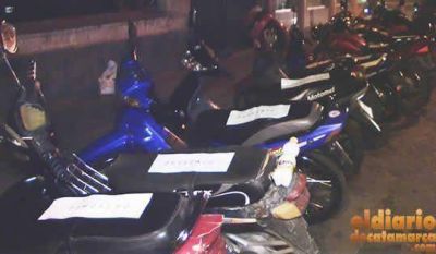 108 motos y 23 autos fueron demorados