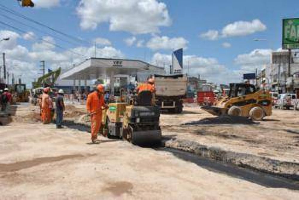 Avanza la obra de Cloacas en el Distrito
