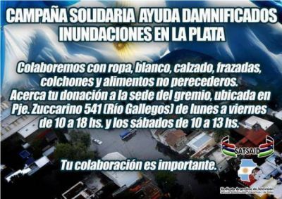 Solicitan agua y elementos de limpieza para campa�a solidaria