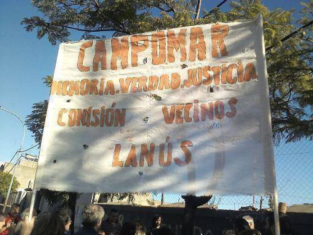 PROYECTO SUR LANUS PARTICIPO EN EL SE�ALAMIENTO DE LA EX CAMPOMAR