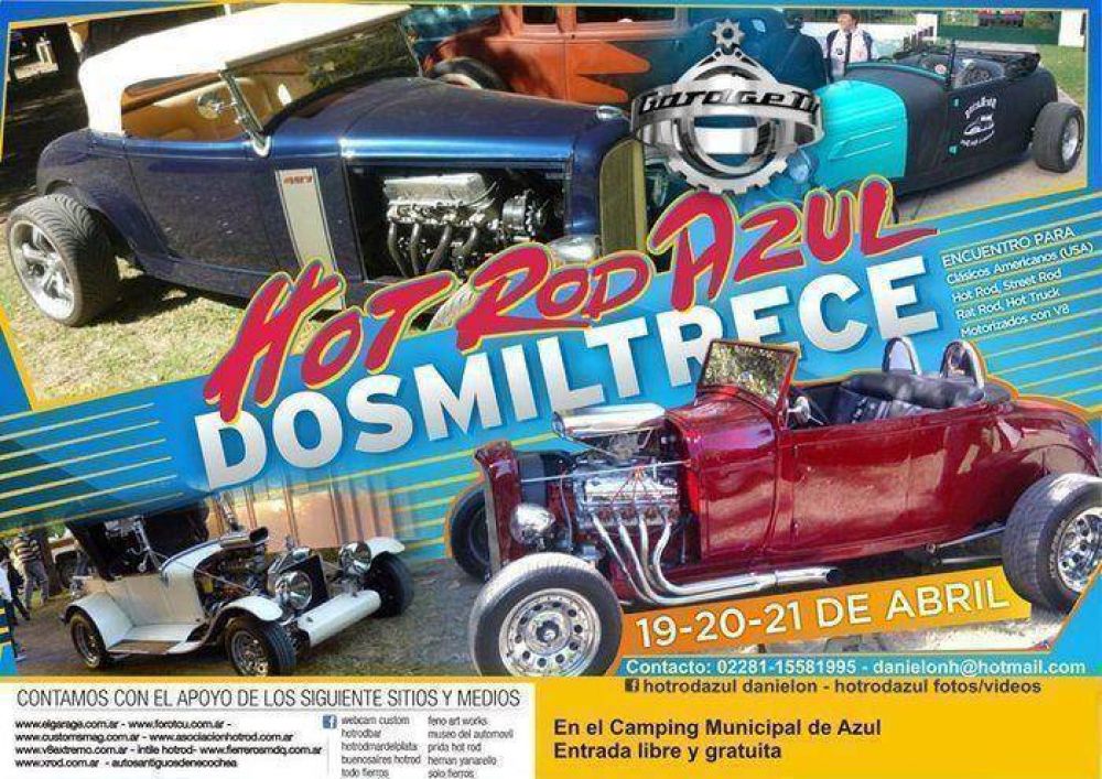 Este viernes se presentar� el Hot Rod Azul 2013