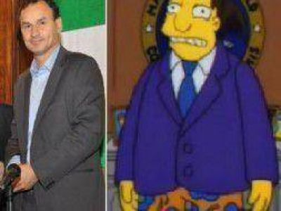 Temporal: Donda compar� a Bruera con el Alcalde Diamante de Los Simpsons