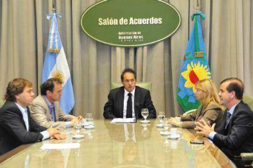 Katopodis se reuni� con Scioli para planificar acciones tras la inundaci�n