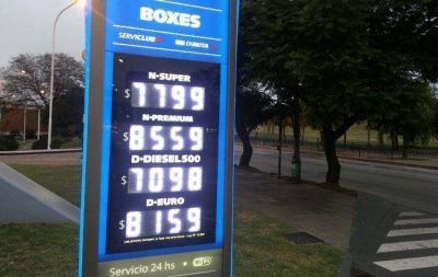 El precio m�ximo de nafta s�per en C�rdoba es de $8.099