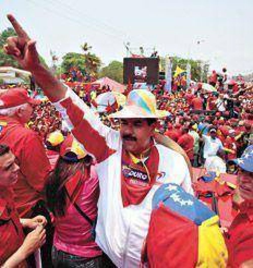 Maduro cerr su campaa con la ayuda del Diez