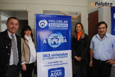 Se inaugur� una oficina de informes del programa Pro.Cre.Ar