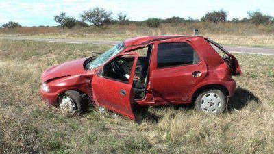 Muri� un nene de ocho a�os en un vuelco