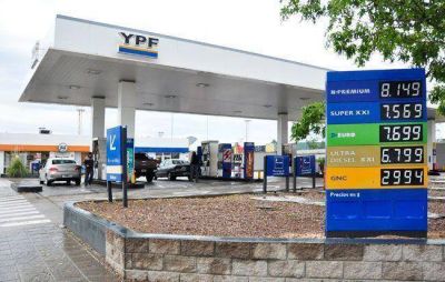 YPF aument� un 11% la nafta en La Pampa
