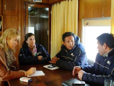 Visit� instalaciones del Tren Sanitario