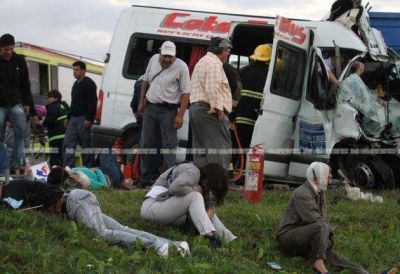 Tragedia en la ruta 11: muri� otra mujer a causa del accidente y ya suman ocho las v�ctimas