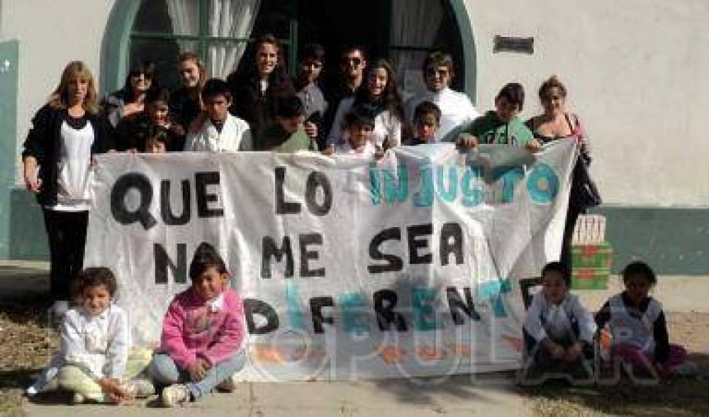 Los comedores de tres escuelas recibieron alimentos solidarios