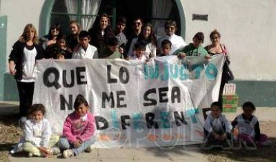 Los comedores de tres escuelas recibieron alimentos solidarios
