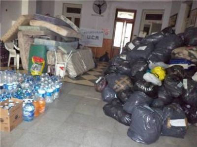 La UCR envi� un cami�n con donaciones a La Plata