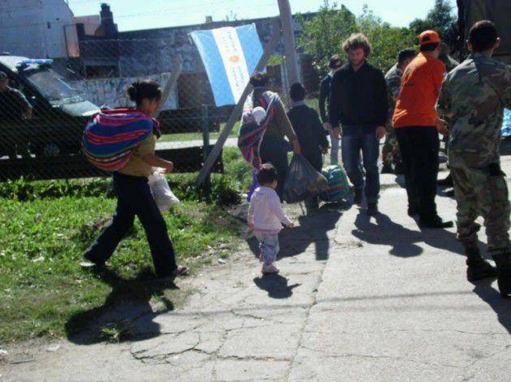 Inundaciones en La Plata. Scioli agradeci� a Poggi