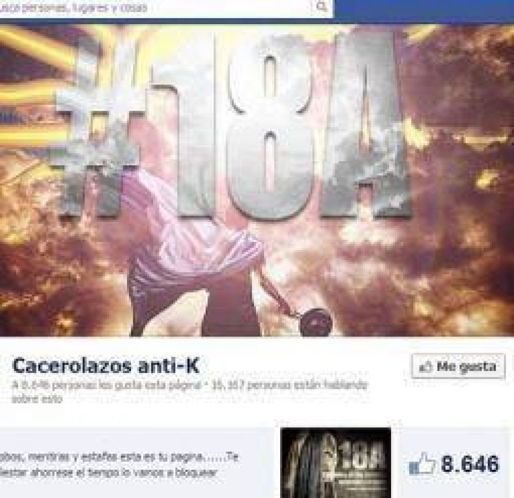 El 18 de abril convocan a otro cacerolazo contra el gobierno K
