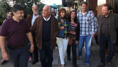 El frente opositor porte�o recorri� la Ciudad contra la reforma judicial