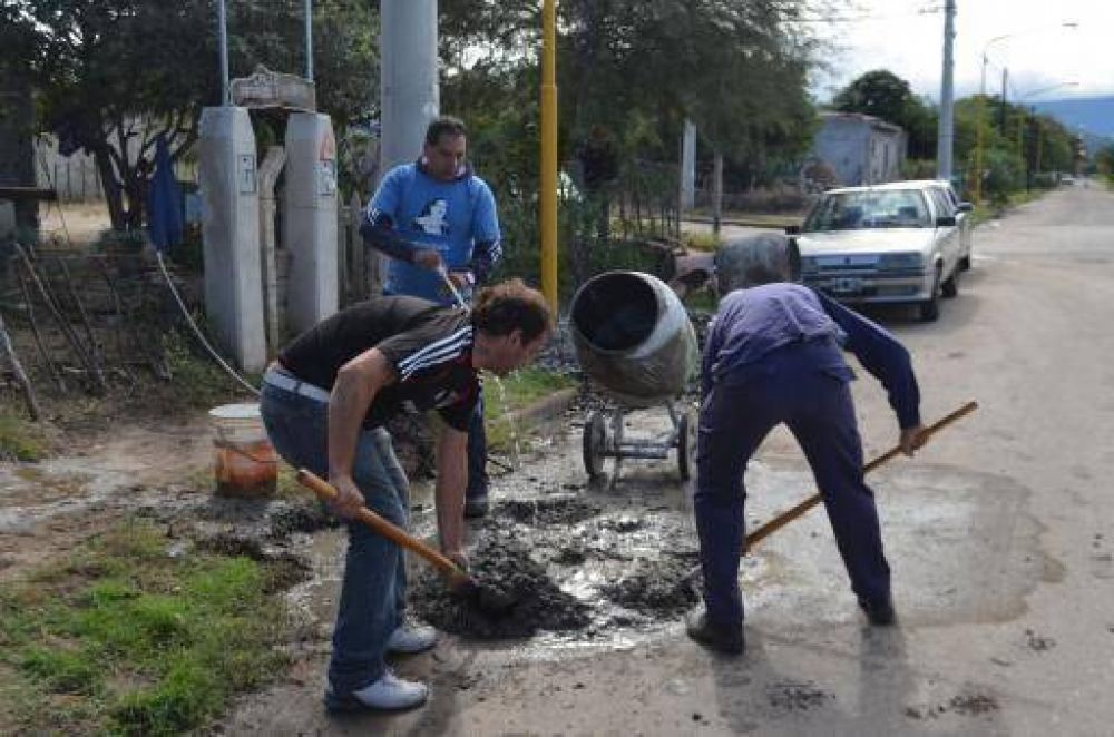 Trabajos solidarios en Valle Viejo